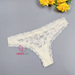 Premium Thong Lace Cream Color panty