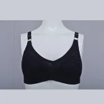 Premium Quality Black Color Lace Cotton Foam Wireless Bra