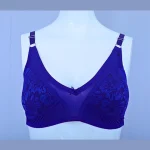 Premium Quality Blu Lace Cotton Foam Wireless Bra