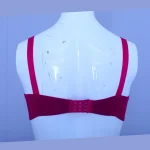 Premium Quality Maroon Color Lace Cotton Foam Wireless Bra