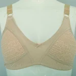 Premium Quality Skin Color Lace Cotton Foam Wireless Bra