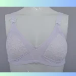 Premium Quality White Color Lace Cotton Foam Wireless Bra