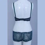 Green Color Bra Panty Set