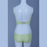 Lime Green Color Bra Panty Set