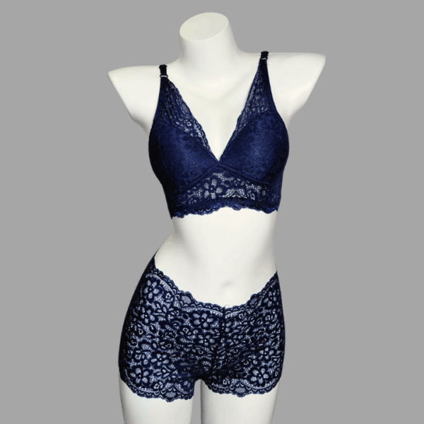 Blu Color Bra Panty Set