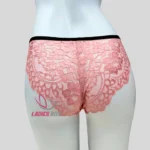 Stylish Light Pink Color Net Panty