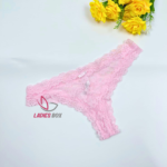 Premium Thong Lace Light Pink Color panty
