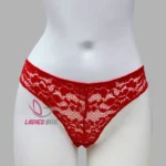Stylish Red Color Net Panty
