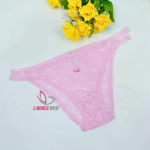 Lace Briefs Light Pink Color Net panty