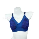 Everyday Soft Cloth Net Bra Blue