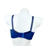 Everyday Soft Cloth Net Bra Blue