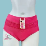 China Cloth Deep Pink Color Net Panty