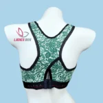 Sports Multi Green Print Color Bra