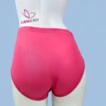 China Cloth Deep Pink Color Net Panty