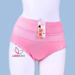 China Cloth Pink Color Net Panty