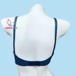 Elegant Blue Color Step Cotton Foam Wireless Bra