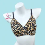 Multi Tiger Print Color Cotton Bra