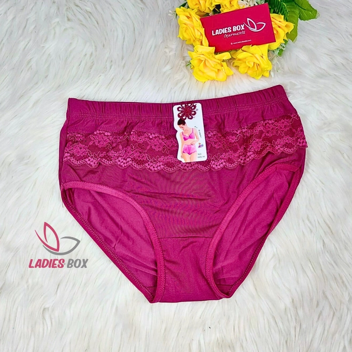 China Cloth Marron Color Net Panty