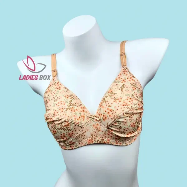 Multi Skin Print Color Cotton Bra