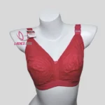 Guddi Reddish Pink Color Cotton Bra (Indian)