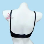 Elegant Black Color Step Cotton Foam Wireless Bra
