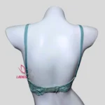 Cotton Lace Foam Wireless Bra Sky Blue