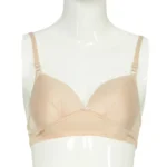 Cotton Foam Wireless Bra Beige