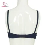 Cotton Foam Wireless Bra Navy Blue