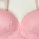 Cotton Foam Wireless Bra Pink