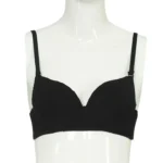 Cotton Foam Wire Bra Black