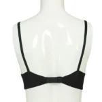 Cotton Foam Wire Bra Black