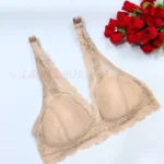 Violet Lace Foam Wireless Bra