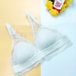 Violet Lace Foam Wireless Bra