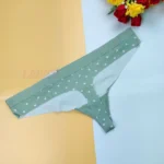 Print Cloth Thong Panty