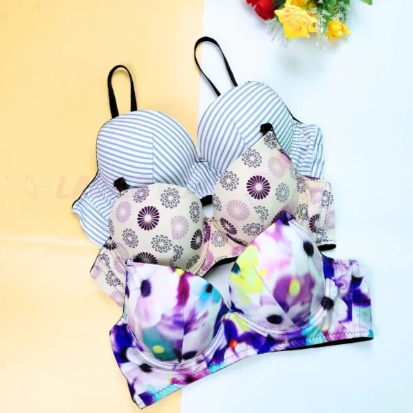 Combo A Print Wire Bra