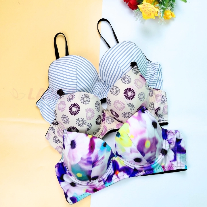 Combo A Print Wire Bra