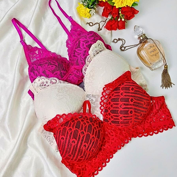 Combo B Lace Wireless Bra (3 pcs)