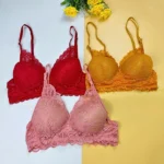 Combo D Lace Wireless Bra (3 pcs)