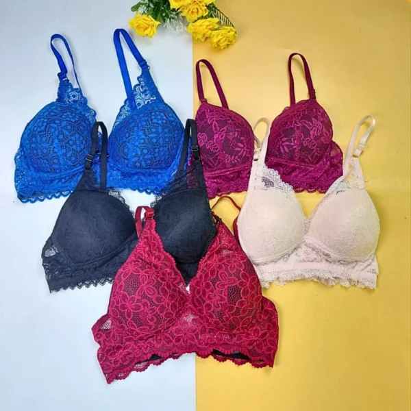 Combo I Lace Wireless Bra (5 pcs)