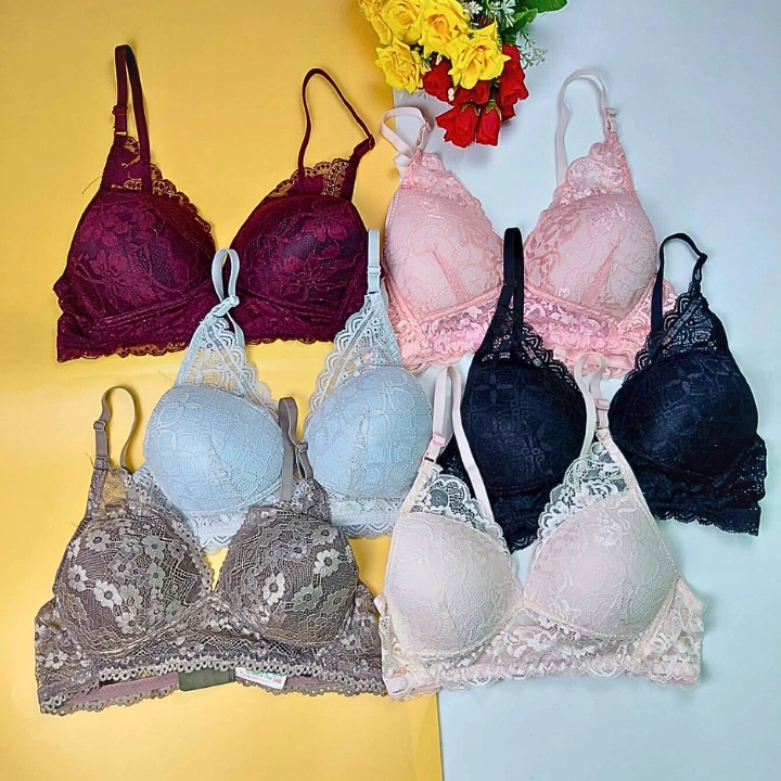 Combo S Lace Wireless Bra (6 pcs)