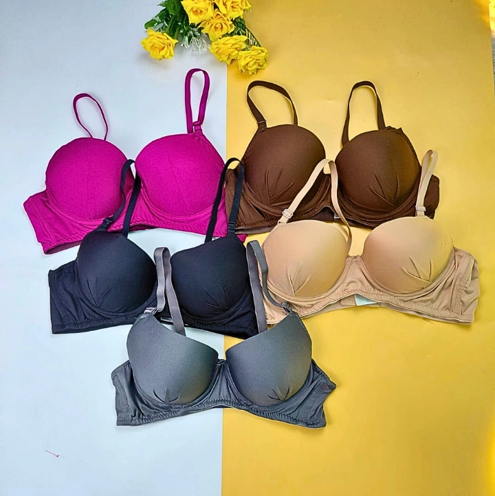 Combo A One Colour Wire Bra (5 pcs)