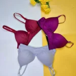 Combo C One Color Wireless Bra (3 pcs)