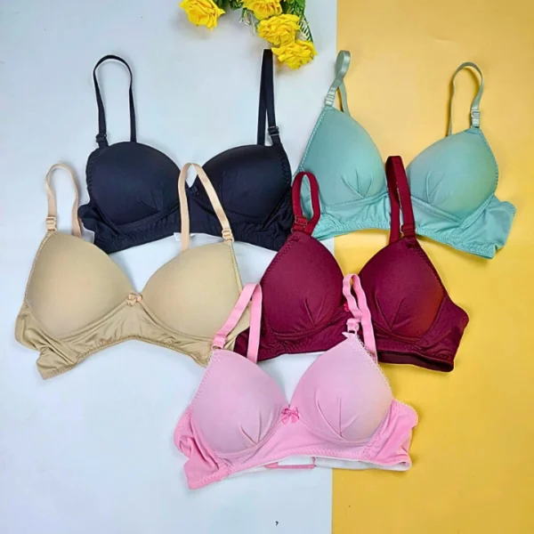 Combo F One Color Wireless Bra ( 5 pcs)