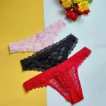 Lace Thong Panty Combo A (3 pcs)
