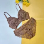 Lace Wireless Bra Panty Set B