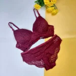 Lace Wireless Bra Panty Set B