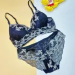 Premium Lace Wireless Bra Panty Set