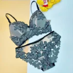 Premium Lace Wireless Bra Panty Set