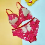Premium Lace Wireless Bra Panty Set