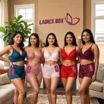Combo H Lace Wireless Foam Bra Panty Set (5 Set )